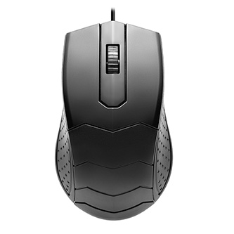 Defender Myš HIT MB-530, 1000DPI, optická, 3tl., 1 koliesko, drôtová USB, čierna, kancelárska