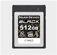 Delkin CFexpress 4.0 BLACK | Type B | R3600/W3200 (VPG400) 512GB DCB4BV4512