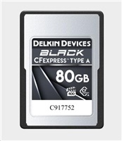 Delkin CFexpress BLACK, VPG400 (Type A) 80GB DCFXABLK80