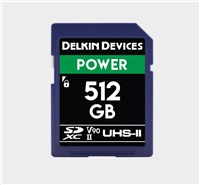 Delkin SD Power 2000X UHS-II U3 (V90) R300/W250 512GB DSDPWR512