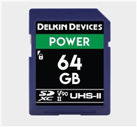 Delkin SD Power 2000X UHS-II U3 (V90) R300/W250 64GB DDSDG200064G