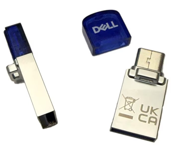 DELL 128 GB USB A/C Combo Flash Drive 3.2/ flash disk AD564595