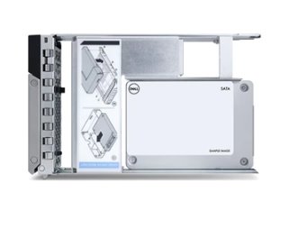 Dell 480GB SSD SATA ISE, 480GB SSD SATA ISE RI 6Gbps 512e 2.5in with 3.5in HYB CARR CK 345-BGVS