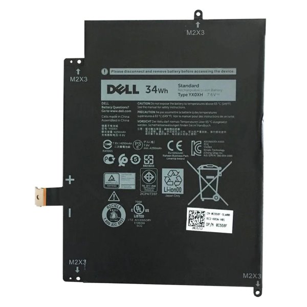 Dell Baterie 2-cell 34W/HR LI-ON pro Latitude 7285 451-BCBR