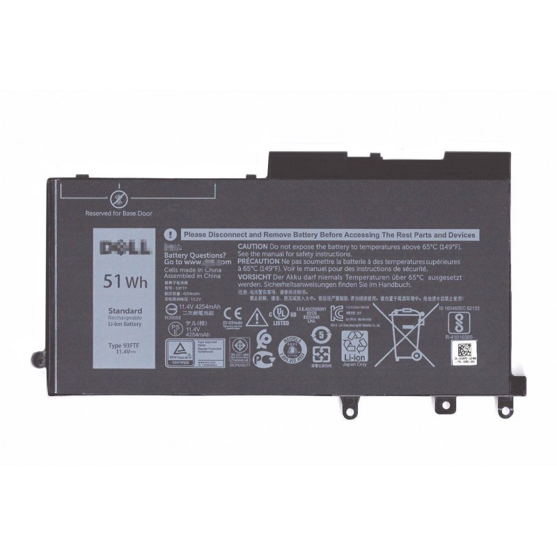 Dell Baterie 3-cell 42W/HR LI-ON pro Latitude NB 5280,5290,5480,5490,5495,5580,5590 451-BBZP