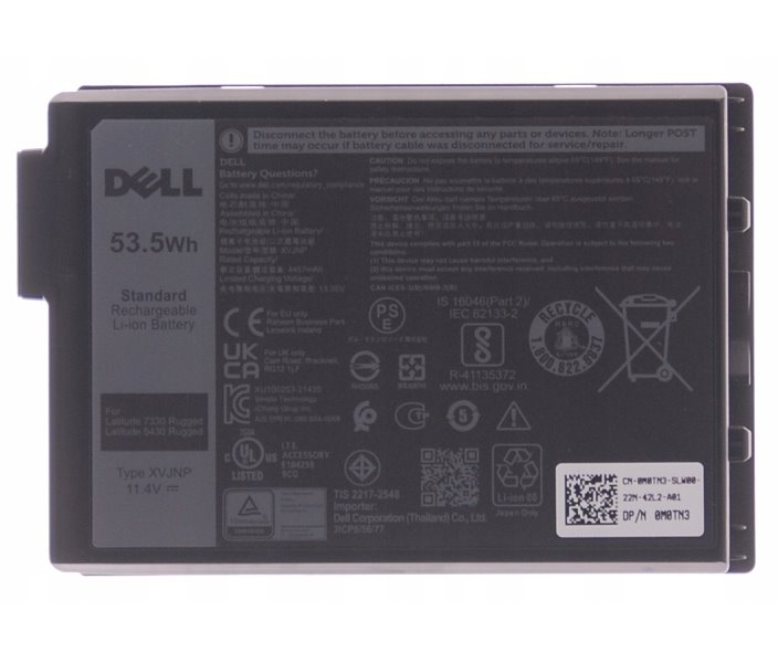DELL Baterie/ 3-článková / 53.5Wh / Li-ION/ pro Latitude 5430 Rugged/ 7330 Rugged Extreme 451-BCWC