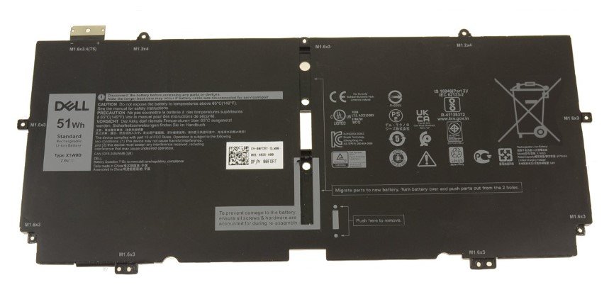 DELL Baterie 4-cell 51W/HR LI-ION pro XPS 9310 2v1 451-BCSD