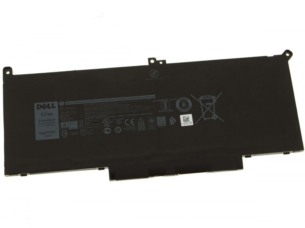 Dell Baterie 4-cell 60W/HR LI-ON pro Latitude 7280, 7290, 7380, 7390, 7480, 7490 451-BBYE