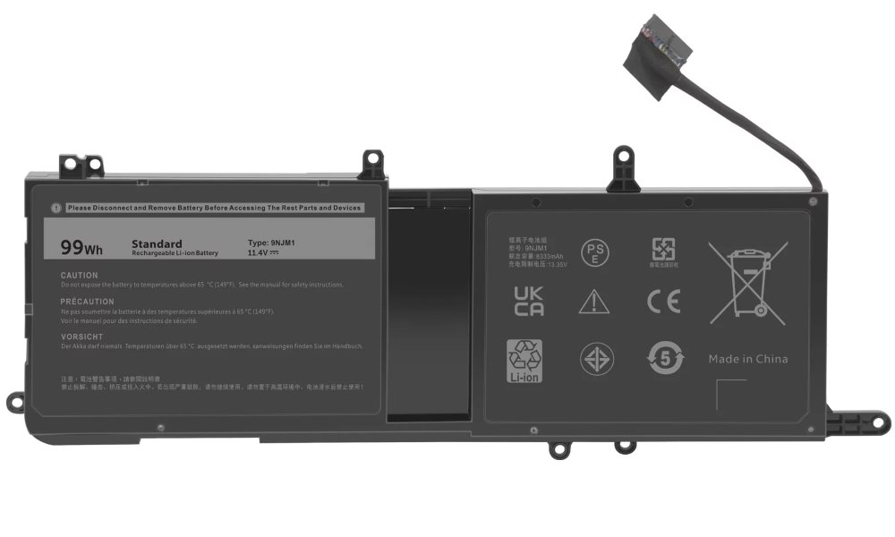 DELL Baterie 6-cell 99W/HR LI-ON Alienware 15 R3, 15 R4, 17 R4, 17 R5 451-BBXO