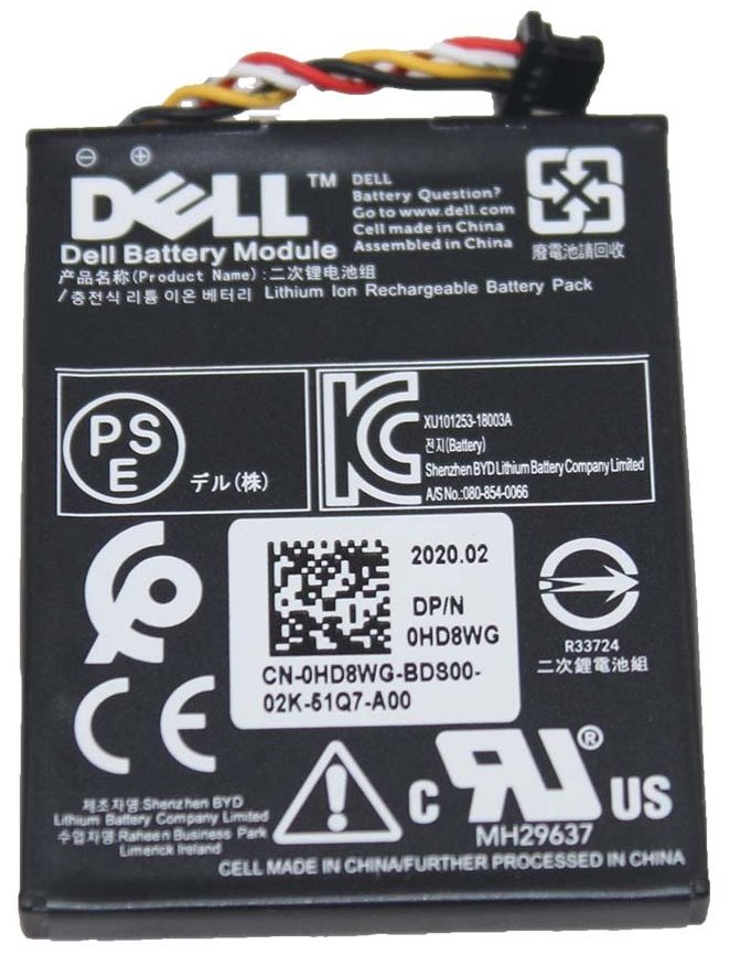 DELL baterie pro řadič PERC H710/ 2.6Wh HD8WG