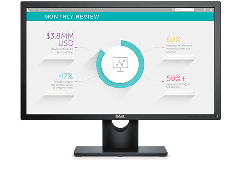 DELL E Series E2318H 58,4 cm (23") 1920 x 1080 px Full HD LCD Čierna poškodená krabica 210-AMKX_ROZ