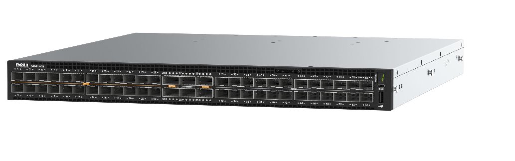 Dell EMC Switch S4148F-ON,1U,PHY-less, 48x10GbE SFP+, 4xQSFP28, 2xQSFP+, IO to PSU, 2 PSU, OS10 210-ALSI