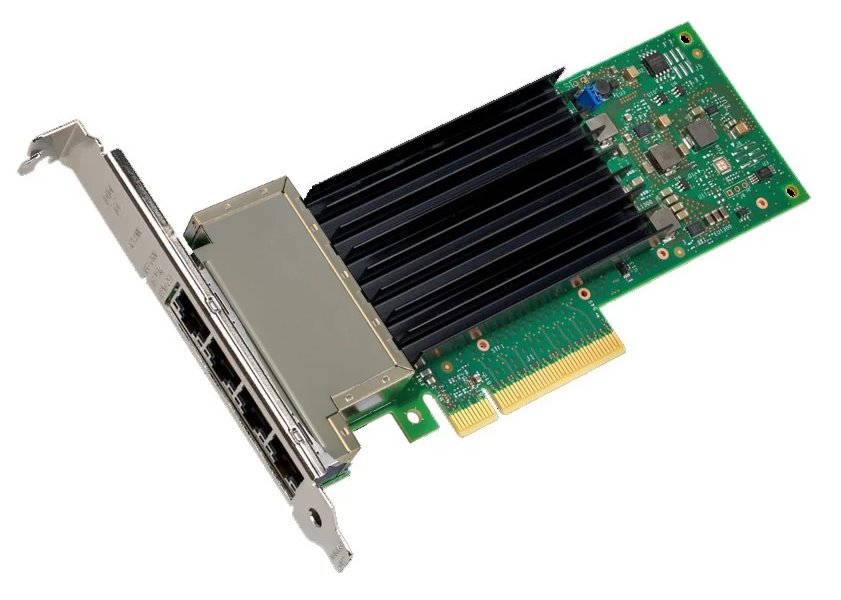 DELL Intel X710-T4L Quad Port 10GbE BASE-T Adapter PCIe Full Height Customer Install 540-BCSD