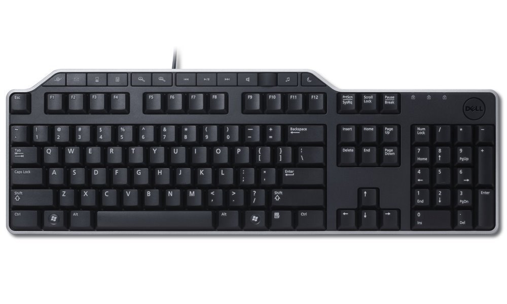 DELL KB-522/ Česká/ Slovenská/ rozšírená multimediální klávesnice USB (QWERTZ) 580-BBJQ KB522-BKB-CSK