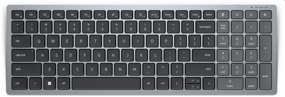 DELL KB740 bezdrátová klávesnice CZ/ česká/ QWERTZ KB740-GY-R-CSK 580-AKOS