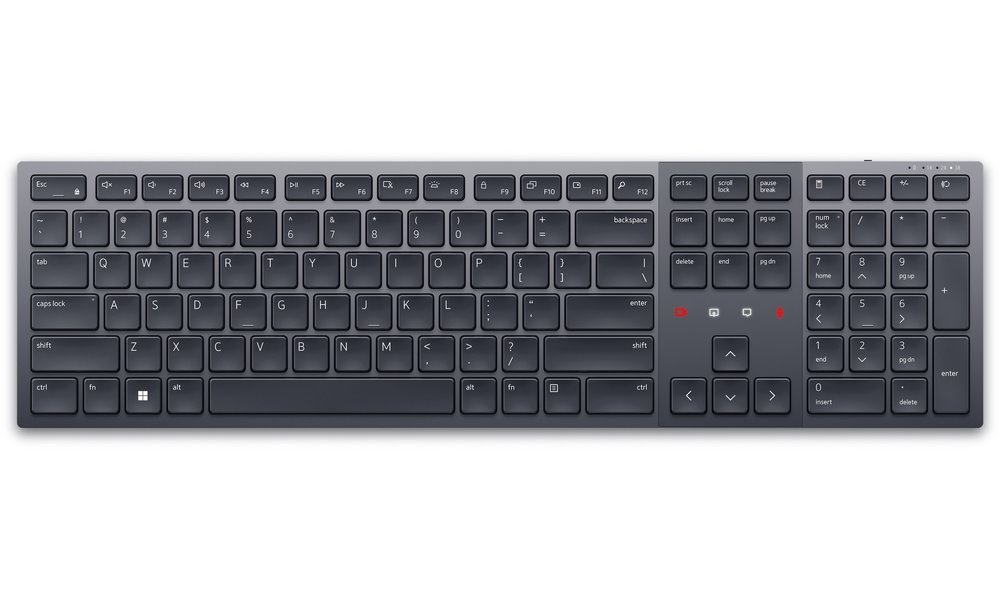 DELL KB900 bezdrátová klávesnice ( Premier Collaboration Keyboard ) CZ/ SK/ česká, slovenská 580-BBDG KB900-GR-CSK