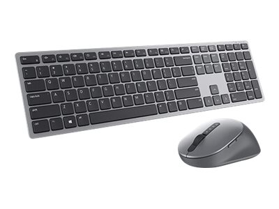 Dell Keyboard and Mouse KM7321WGY-INT, Dell Premier Multi-Device Wireless Keyboard and Mouse - KM73 580-AJQJ