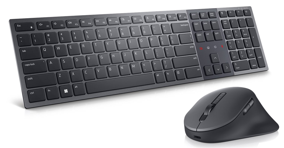 DELL KLÁVESNICA Premier Collaboration Keyboard and Mouse - KM900 - US International (QWERTY) KM900-GR-INT