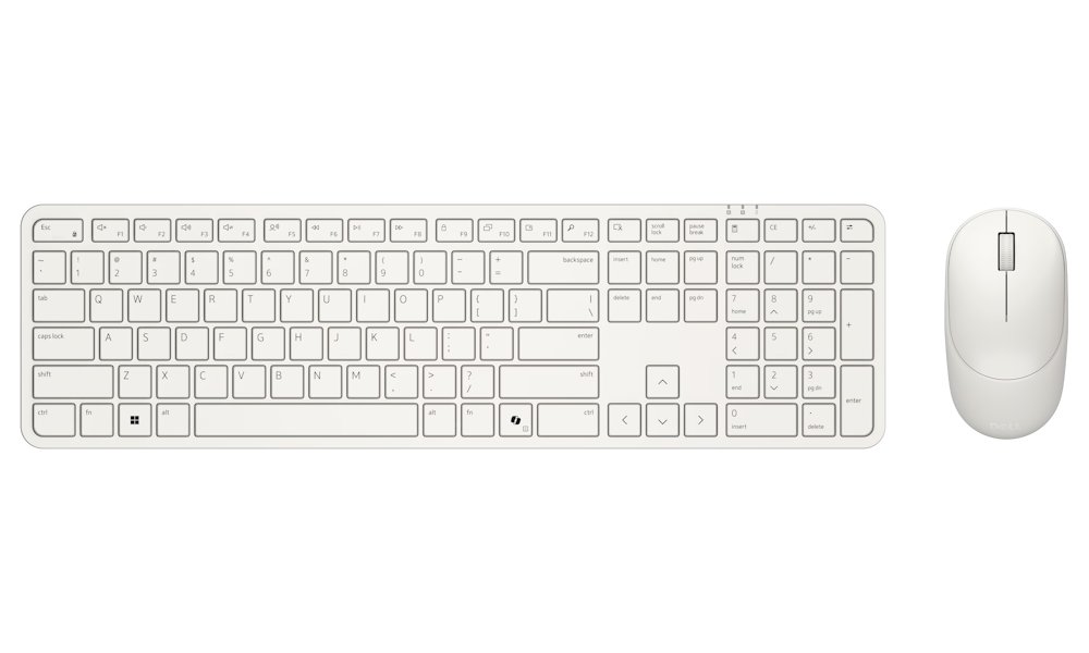 DELL KM526 bezdrátová klávesnice a myš CZ/SK/ česká/slovenská - bílá 580-BDGN