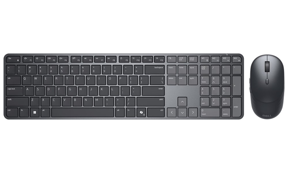 DELL KM726 bezdrátová klávesnice a myš UA/ ukrajinská - černá 580-BDLH