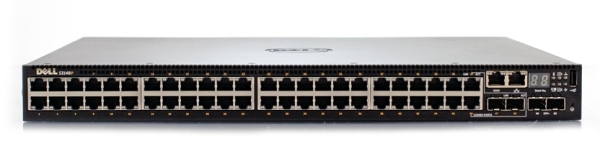 Dell Networking S3148, L3, 48x 1GbE, 2xCombo, 2x 10GbE SFP+ fixed ports, Stacking, IO to PSU airflow, 1x AC PSU 210-AIMR