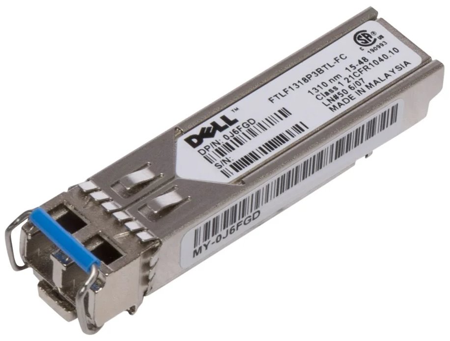Dell Networking Transceiver SFP 1000BASE-LX 1310nm Wavelength 10km Reach 407-BBOO