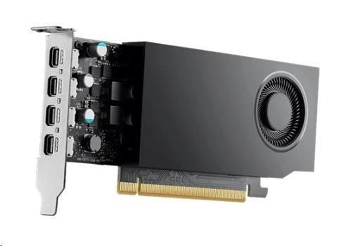 Dell NVIDIA RTX A1000 8 GB GDDR6 full height PCIe 4.0x8 4 mDP Graphics Card DELL-M3R8K