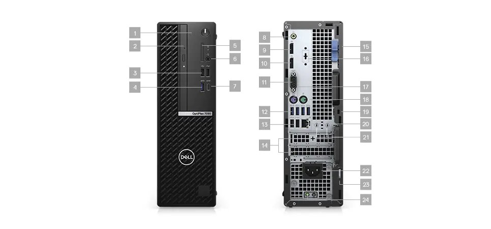 Dell Optiplex 7090 SFF/i5-11500/16GB/512GB/DVD/200W/W10P/3Y PS NBD