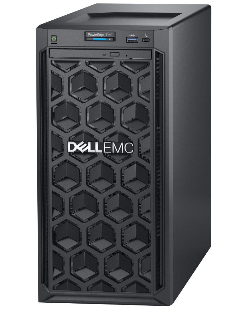 DELL PE T140/XE-2134/16GB/2x2TB NLSAS/DRW/2xGL/H330/iDRAC BAS/1x365W T140-3871