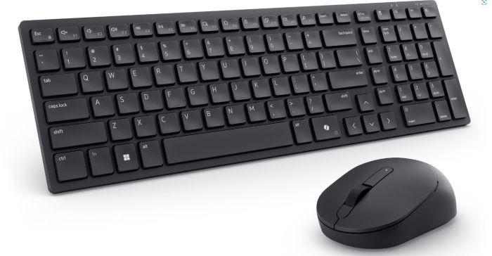 Dell Pro Compact Silent Keyboard and Mouse - KM555 - Czech/Slovak (QWERTZ) 580-BBVN KM555-BLK-CSK