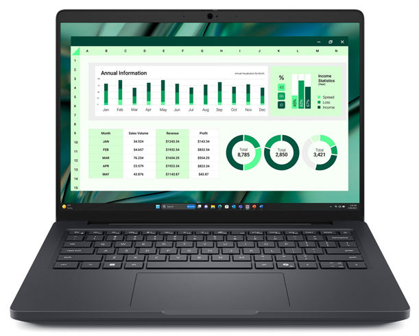 Dell Pro Max 14 MC14250 U7-265H 16GB 512GB SSD 14" FHD+ IrCam Intel Arc Pro Fpr Scr 4 Cell 100W W11 Pro 3Y PrSpt GNRGH