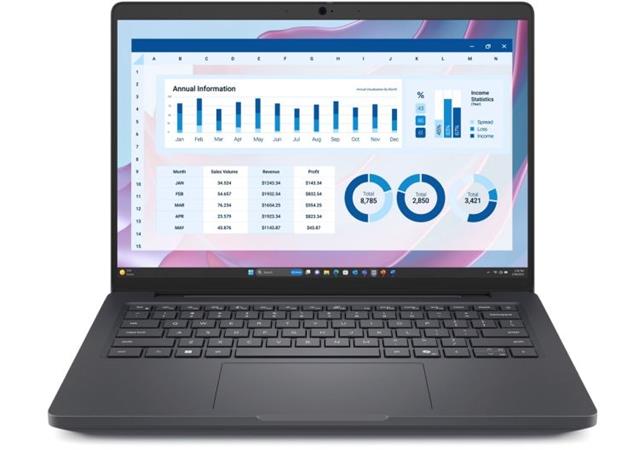 Dell Pro Max 14 MC14255/AMD Ryzen AI 7 PRO/16GB/512GB SSD/14" FHD+/Cam & Mic/AMD Integrated/FgrPr/Type-C/W11 Pro/3 93MYW
