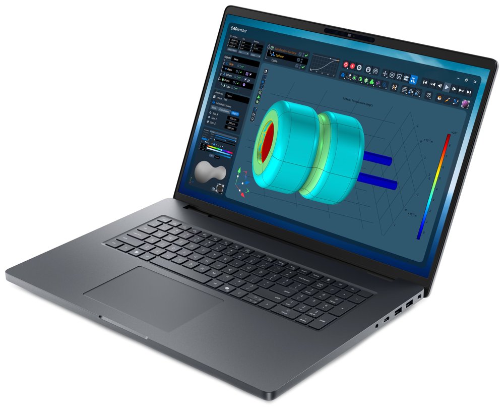 Dell Pro Max Plus 18 MB18250/U7-265HX/32GB/1TB SSD/18" QHD+/IR Cam & Mic/NVIDIA RTX 3000/Backlit Kb/W11 Pro/3Y Pro W2G20