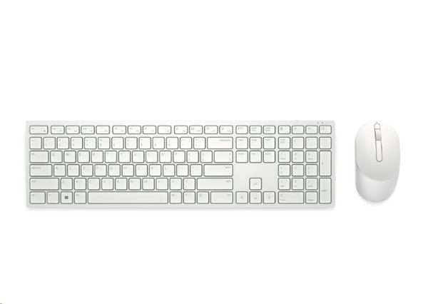 Dell Pro Wireless Keyboard and Mouse - KM5221W - Czech/Slovak (QWERTZ) - White KM5221WWHB-CSK