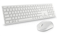 Dell Pro Wireless Keyboard and Mouse - KM5221W - German (QWERTZ) - White 580-AKFD