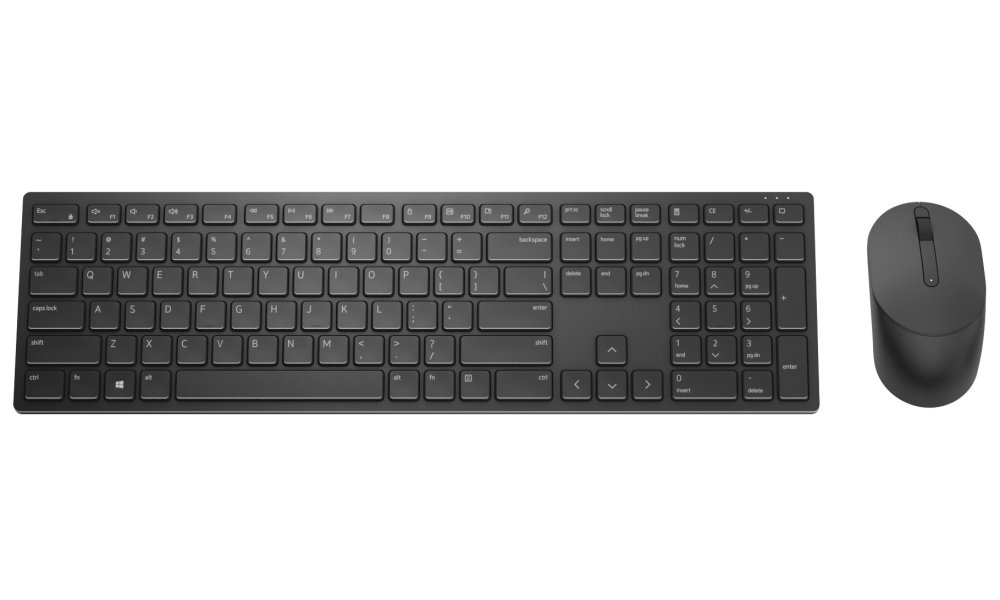 Dell Pro Wireless Keyboard and Mouse - KM5221W - US International (QWERTY) - Black 580-AJRP
