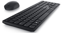 DELL Pro Wireless Keyboard and Mouse - KM5221W - US International (QWERTY) - Black KM5221WBKR-INT
