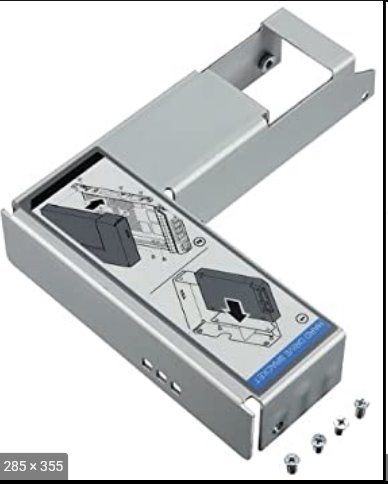 Dell redukcia z rámčeku 3,5" na 2,5" SATA/SAS pre HotPlug serverový ramček CPL-9W8C4