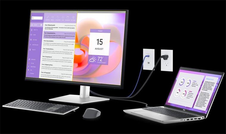 Dell UltraSharp P3223QE 32" 4K/5ms/DP/HDMI/USB-C/DOCK/RJ45/IPS panel/cerny 210-BEQZ