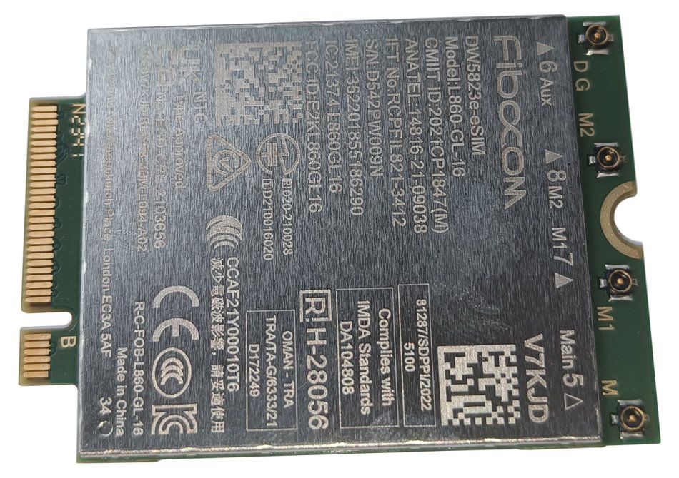 DELL Wireless Mobile Modem DW5823E (chipset Inter(R) XMM7560 R+LTE-A) - Latitude 5340, 5440, 5540 555-BJPN