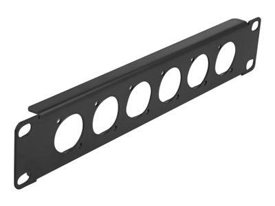 DELOCK, 103 D-Type Patch Panel 6 Port black 86501