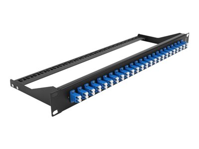 DELOCK, 193 Fibre Patch Panel 24 port LC Duplex 43386