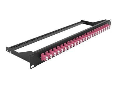 DELOCK, 193 Fibre Patch Panel 24 port LC Duplex 43390