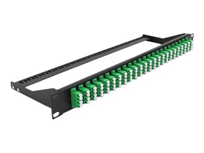 DELOCK, 193 Fibre Patch Panel 24 port LC Quad gr 43399