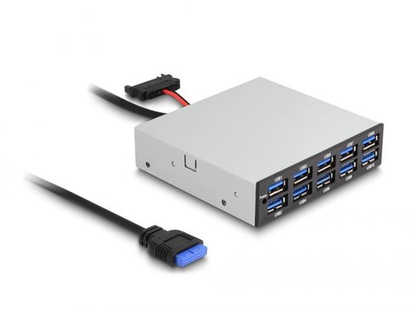 Delock 3.5” USB 5 Gbps přední panel 10 x USB Typ-A 64208