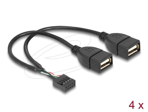 Delock 8 portový USB 2.0 Hub 61072