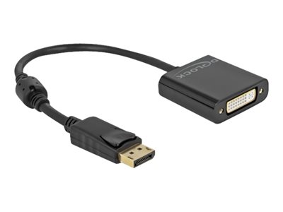 DELOCK, Adapter DisplayPort 1.2 male to DVI fema 63482