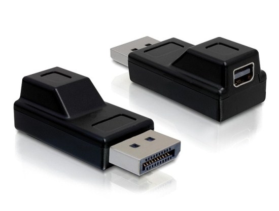 DeLOCK - Adaptér DisplayPort - DisplayPort (M) do Mini DisplayPort (F) - černá 65237