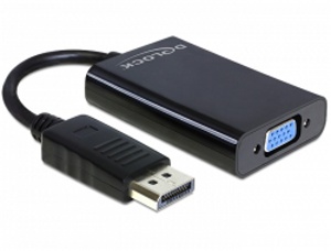 DeLOCK Adapter Displayport male > VGA 15 pin female - Adaptér DisplayPort - DisplayPort (M) do HD-1 65439