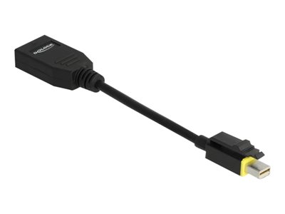 DeLOCK - Adaptér DisplayPort - Mini DisplayPort (M) s jazýčkem do DisplayPort (F) - DisplayPort 1.4 65978